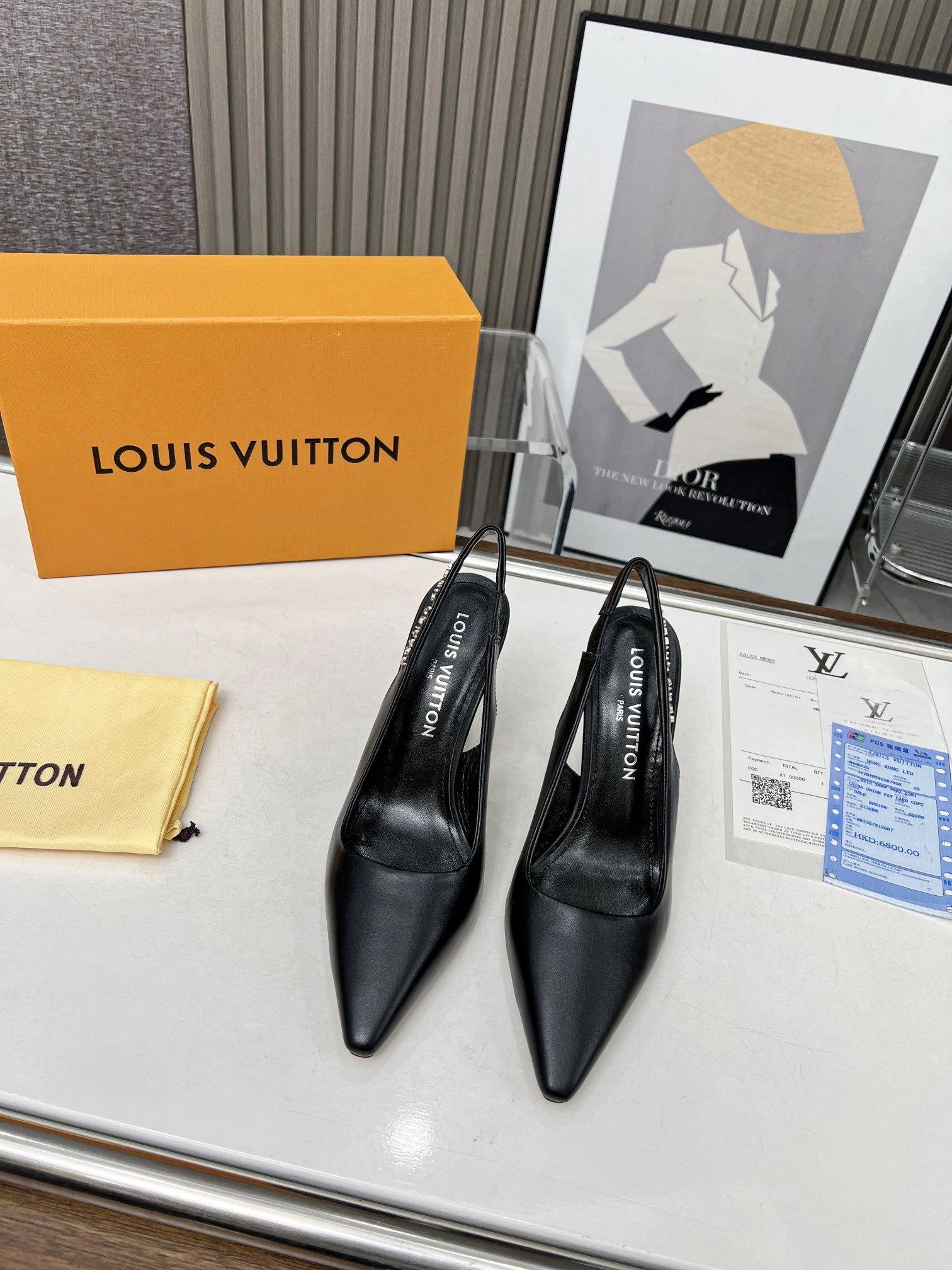 COCO-- 8V 1AB1DW Calfskin sheepskin Heel height：9.5CM item:E-X158C1803